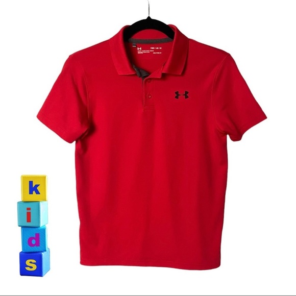 Under Armour Other - UNDER ARMOUR Red heat gear loose polo